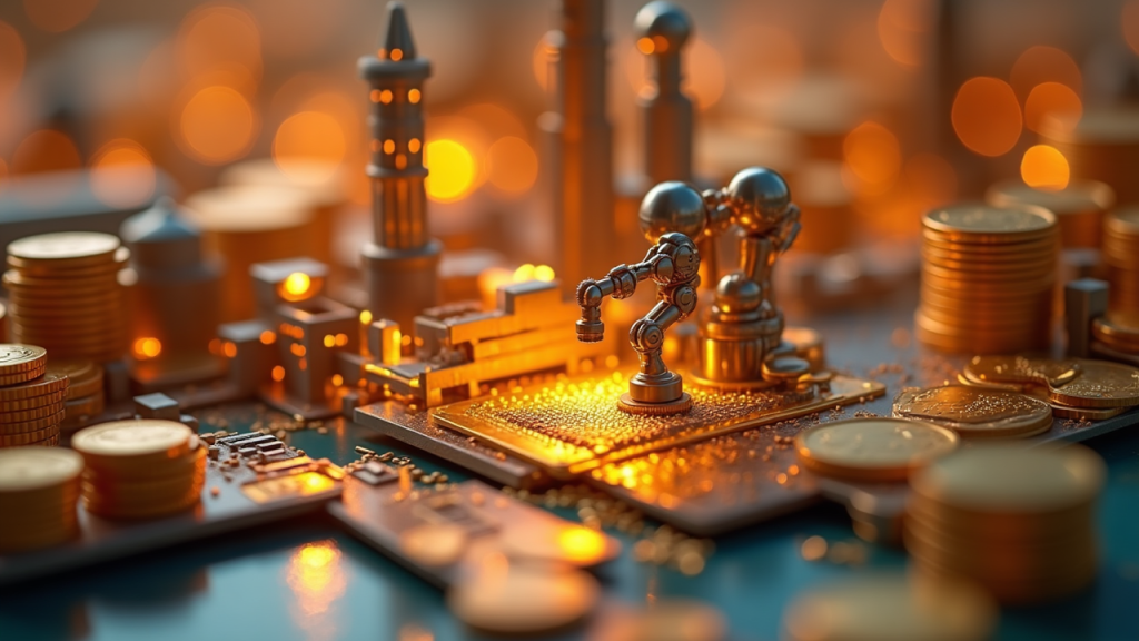 Editorial illustration for AI infrastructure & semiconductor coverage