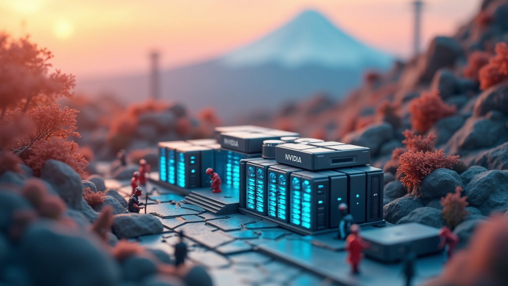 Editorial illustration for AI infrastructure & semiconductor coverage