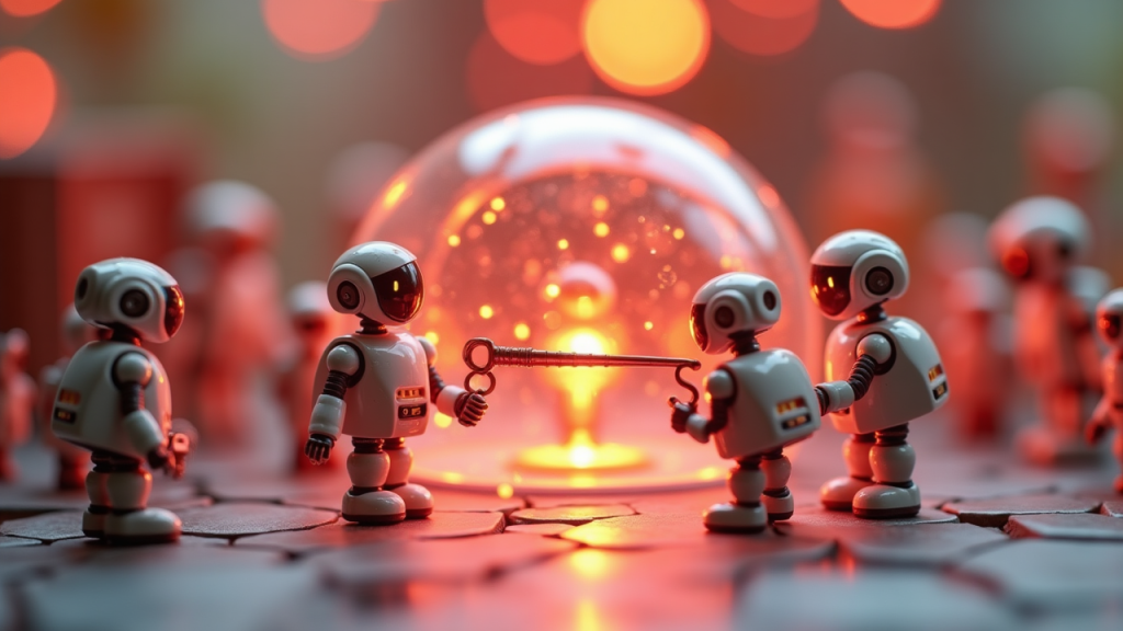 Editorial illustration for AI technology coverage