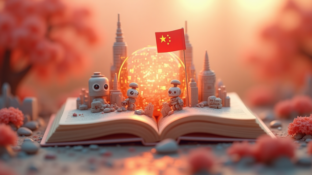 Editorial illustration for AI technology coverage