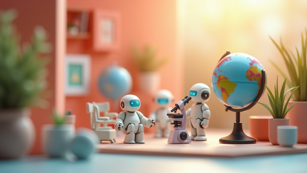 Editorial illustration for AI technology coverage