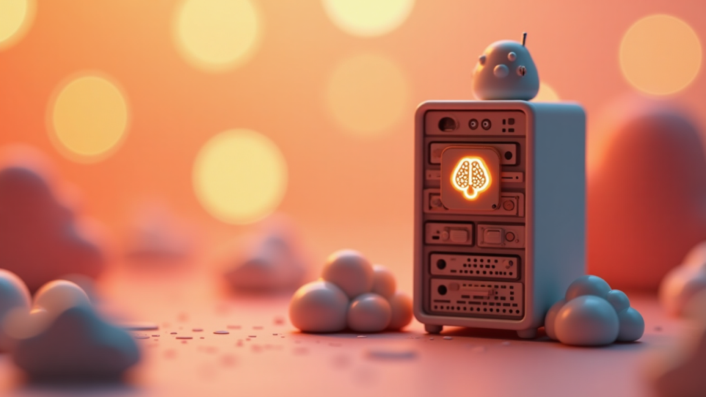 Editorial illustration for AI technology coverage