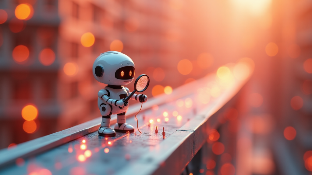 Editorial illustration for AI technology coverage