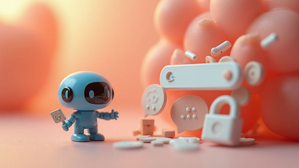 Editorial illustration for AI technology coverage