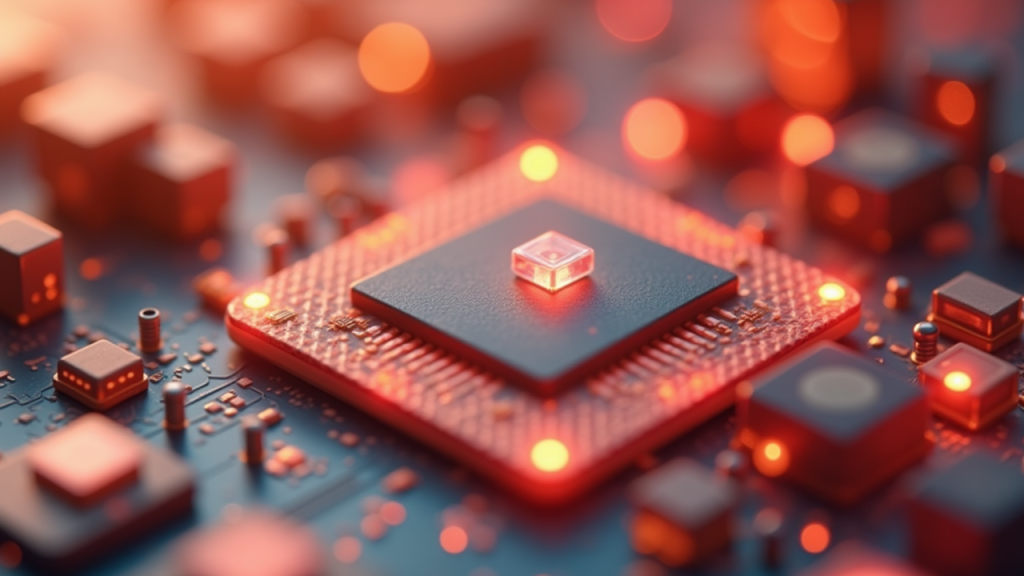 Editorial illustration for AI infrastructure & semiconductor coverage