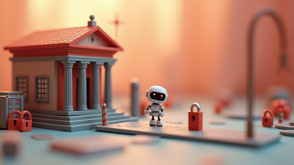 Editorial illustration for AI technology coverage