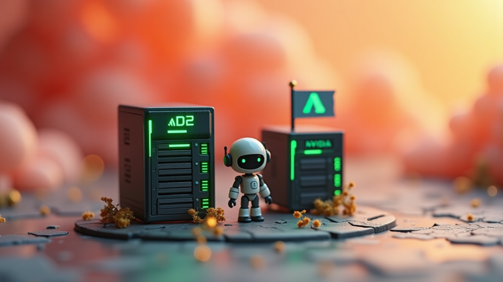 Editorial illustration for AI infrastructure & semiconductor coverage