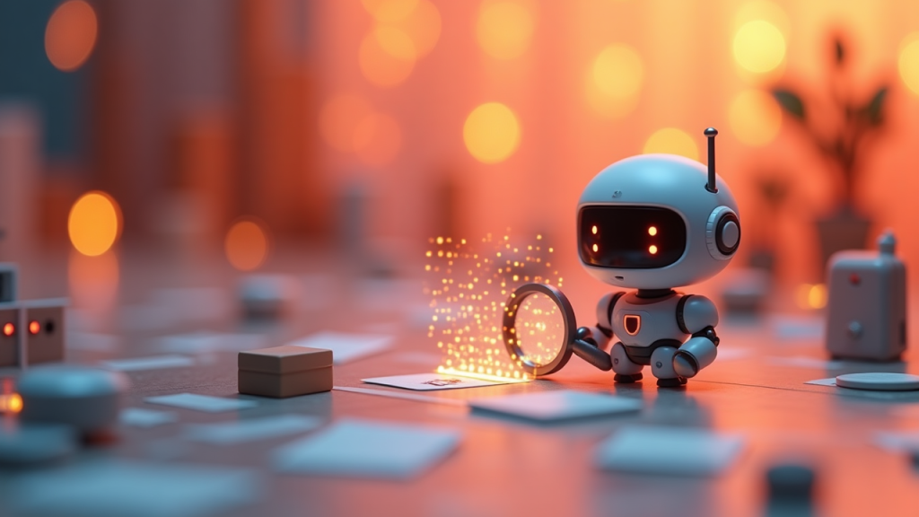 Editorial illustration for AI technology coverage