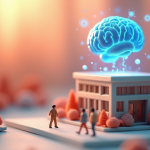 Editorial illustration for AI technology coverage