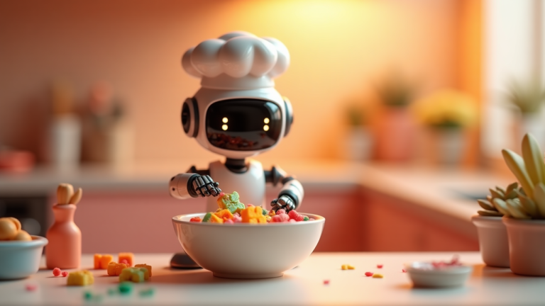 Editorial illustration for AI technology coverage