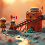 Editorial illustration for AI technology coverage