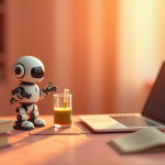 Editorial illustration for AI technology coverage